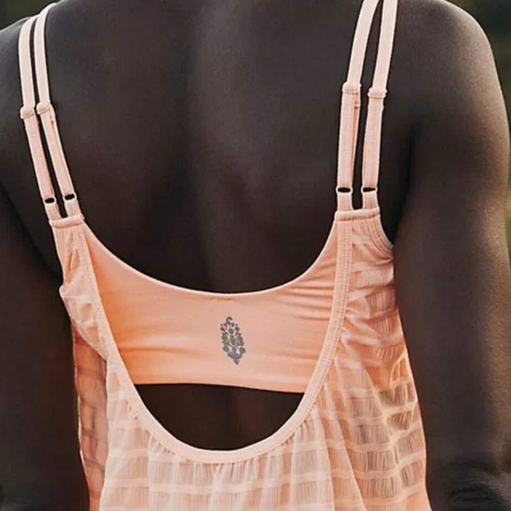 Free people off trail dress set pastel peach - Picture 2 of 9
